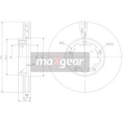 stabdžių diskas (1vnt)
                                MAXGEAR                                                19-3337, MAXG