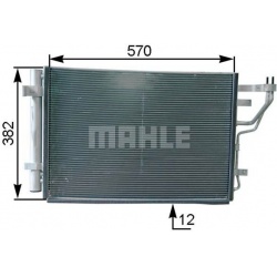 kondensatorius, oro kondicionierius BEHR *** PREMIUM LINE ***
                                MAHLE                          