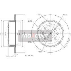 stabdžių diskas (1vnt)
                                MAXGEAR                                                19-0989, MAXG