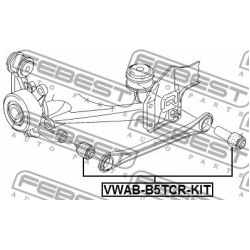 pakabos komplektas
                                FEBEST                                VWAB-B5TCR-KIT, Nenurodytas gamintoj