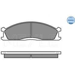 stabdžių trinkelių rinkinys, diskinis stabdys MEYLE-ORIGINAL: True to OE.
                                                