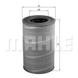 oro filtras
                                MAHLE                                                LX612, MAHLE, LX612, auto de