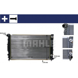 Aušinimo radiatorius
                                MAHLE                                                CR 648 000S, MAHLE