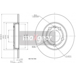 stabdžių diskas (1vnt)
                                MAXGEAR                                19-0840, MAXGEAR, 19-0840, au