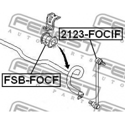 Stabilizatoriaus traukė
                                FEBEST                                2123-FOCIF, Nenurodytas gamint