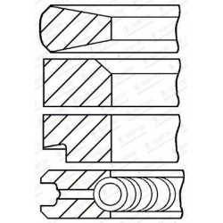 stūmoklio žiedų komplektas
                                GOETZE ENGINE                                08-420100-00, Nenu
