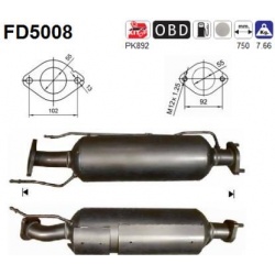 DPF, kietųjų dalelių filtras
                                                FD5008, AS, FD5008, auto detalė