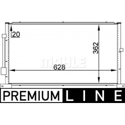 kondensatorius, oro kondicionierius BEHR *** PREMIUM LINE ***
                                MAHLE                          