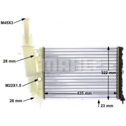 Aušinimo radiatorius
                                MAHLE                                CR 351 000S, MAHLE, CR351000S, aut