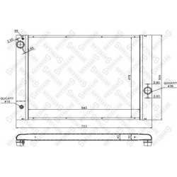 Aušinimo radiatorius
                                STELLOX                                                10-25155-SX, STE