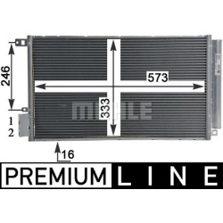 kondensatorius, oro kondicionierius BEHR *** PREMIUM LINE ***
                                MAHLE                          