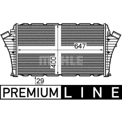 tarpinis suslėgto oro aušintuvas, kompresorius BEHR *** PREMIUM LINE ***
                                MAHLE             