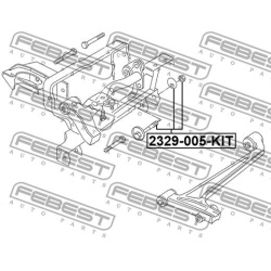 išvirtimo reguliavimo varžtas
                                FEBEST                                2329-005-KIT, Nenurodyt