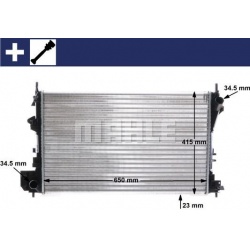 Aušinimo radiatorius
                                MAHLE                                                CR 40 000S, MAHLE,