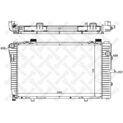 Aušinimo radiatorius
                                STELLOX                                10-25908-SX, STELLOX, 10-25908-S