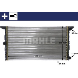 Aušinimo radiatorius
                                MAHLE                                                CR 1534 000S, MAHL