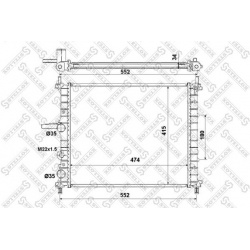 Aušinimo radiatorius
                                STELLOX                                                10-25331-SX, STE