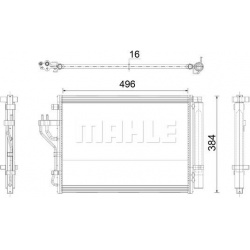 kondensatorius, oro kondicionierius BEHR *** PREMIUM LINE ***
MAHLE
