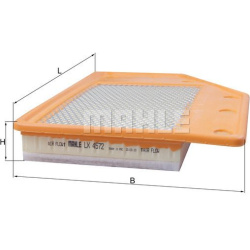Filtras oro
                                MAHLE                                                LX4572, MAHLE, LX4572, auto 