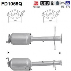 DPF, kietųjų dalelių filtras
FD1059Q, AS, FD1059Q, auto detalė