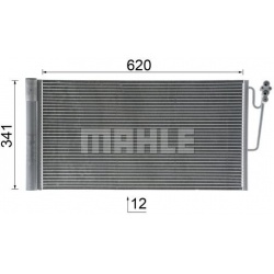 kondensatorius, oro kondicionierius BEHR *** PREMIUM LINE ***
                                MAHLE                          