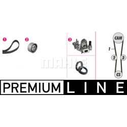 vandens siurblio ir paskirstymo diržo komplektas BEHR *** PREMIUM LINE ***
                                MAHLE            