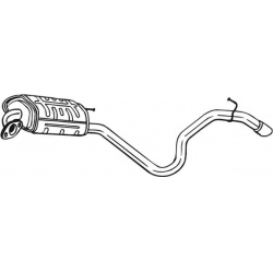galinis duslintuvas
                                BOSAL                                                280-147, Nenurodytas