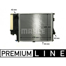 Aušinimo radiatorius
                                MAHLE                                                CR 244 000P, MAHLE