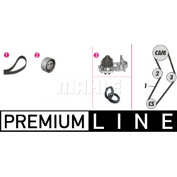 vandens siurblio ir paskirstymo diržo komplektas BEHR *** PREMIUM LINE ***
                                MAHLE            