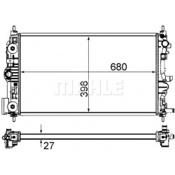 Aušinimo radiatorius
                                MAHLE                                                CR 1238 000S, MAHL