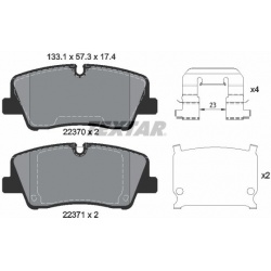 stabdžių trinkelių rinkinys, diskinis stabdys Q+
                                TEXTAR                                   