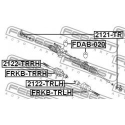 vidinė skersinė vairo trauklė
                                FEBEST                                2122-TRLH, Nenurodytas