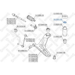 pakabos statramsčio atraminis guolis
                                STELLOX                                26-53003-SX, STE