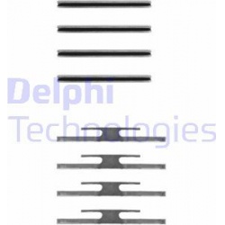 priedų komplektas, diskinių stabdžių trinkelės
                                DELPHI                                   