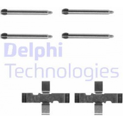 priedų komplektas, diskinių stabdžių trinkelės
                                DELPHI                                   
