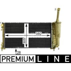 Aušinimo radiatorius
MAHLE CR 2010 000P, MAHL