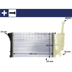 Aušinimo radiatorius
MAHLE CR 1451 000S, MAHL