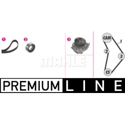 vandens siurblio ir paskirstymo diržo komplektas BEHR *** PREMIUM LINE ***
                                MAHLE            