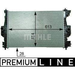 Aušinimo radiatorius
                                MAHLE                                                CR 2121 000P, MAHL