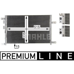 kondensatorius, oro kondicionierius BEHR *** PREMIUM LINE ***
                                MAHLE                          