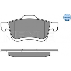 stabdžių trinkelių rinkinys, diskinis stabdys MEYLE-ORIGINAL: True to OE.
                                                