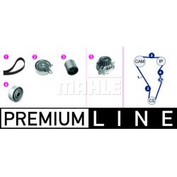 vandens siurblio ir paskirstymo diržo komplektas BEHR *** PREMIUM LINE ***
                                MAHLE            