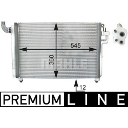 Kondensatorius, oro kondicionierius BEHR *** PREMIUM LINE ***
                                MAHLE                          