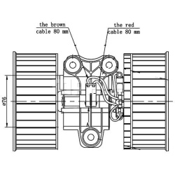 vidaus pūtiklis BEHR
                                MAHLE                                                AB 81 000S, MAHLE,
