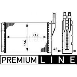šilumokaitis, salono šildymas BEHR *** PREMIUM LINE ***
                                MAHLE                              
