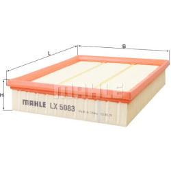 Filtras oro
                                MAHLE                                                LX5083, MAHLE, LX5083, auto 