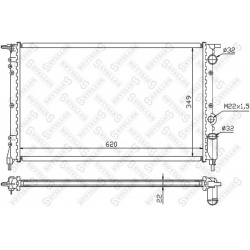 Aušinimo radiatorius
                                STELLOX                                10-25235-SX, STELLOX, 10-25235-S