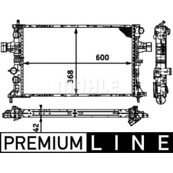 Aušinimo radiatorius
                                MAHLE                                                CR 319 000P, MAHLE