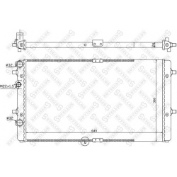 Aušinimo radiatorius
STELLOX 10-26569-SX, STE
