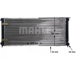Aušinimo radiatorius
                                MAHLE                                                CR 341 000S, MAHLE